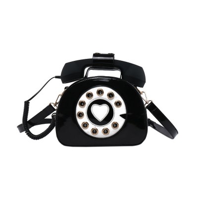 Funny Telephone Bags Casual Stylish Women Purses Vintage Shoulder Bags Casual Stylish Women Telephone Shaped Crossbody Bag