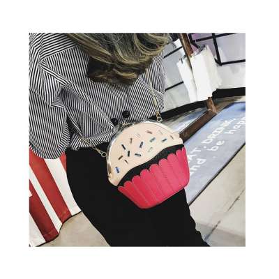 Funny Casual Chain Bags Crossbody Cute Cartoon Mini Bags Women's Bag Ice Cream Dessert Cake Shape Bags